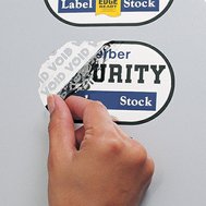 Label Stock SECURITY CHROME